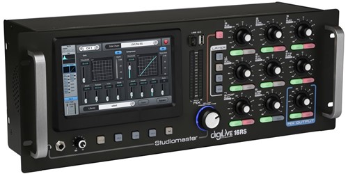 DigiLive 16RS
The compact black box style, rack mountable console with digital gain channels